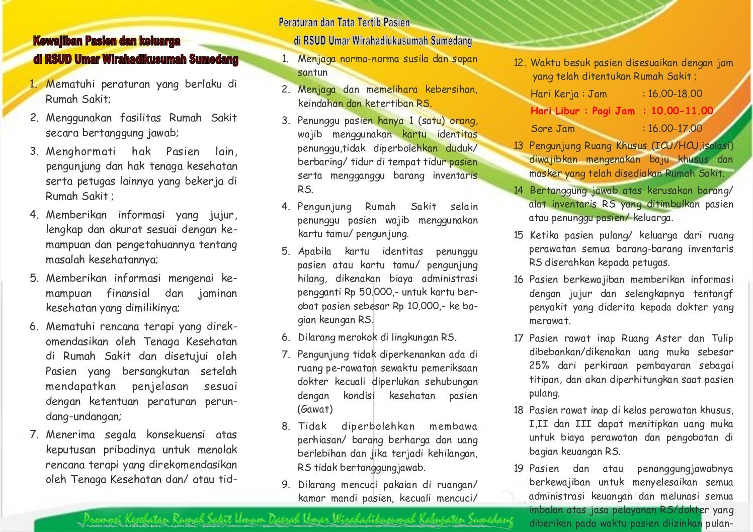 Hak Pasien dan Keluarga