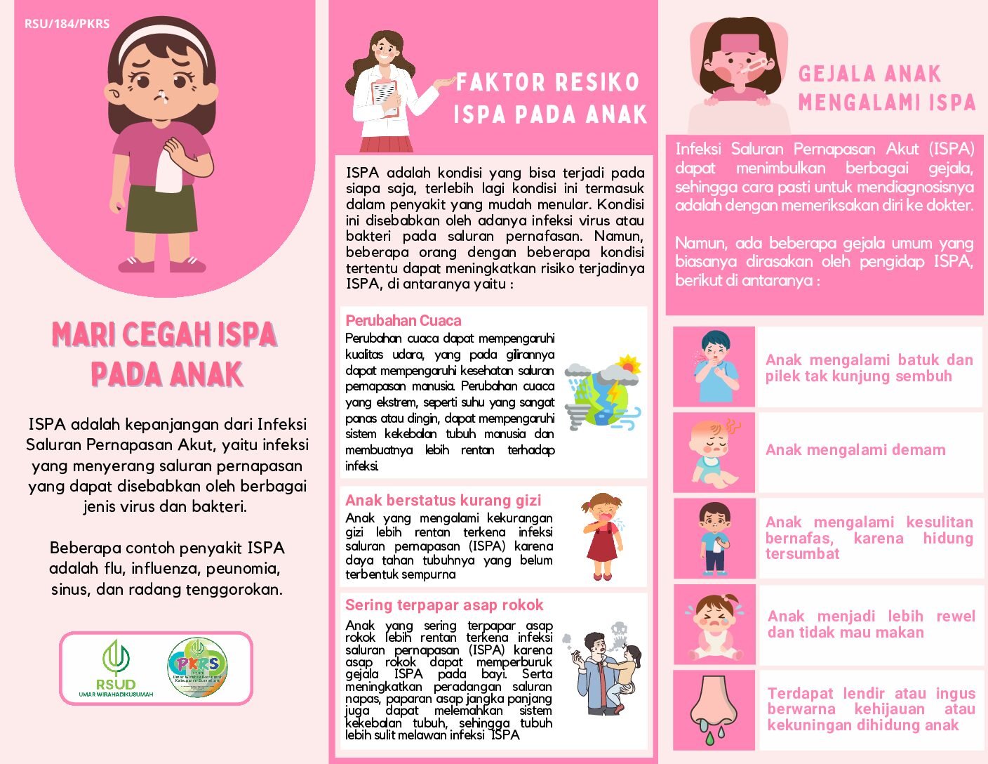 Mari cegah ISPA pada anak