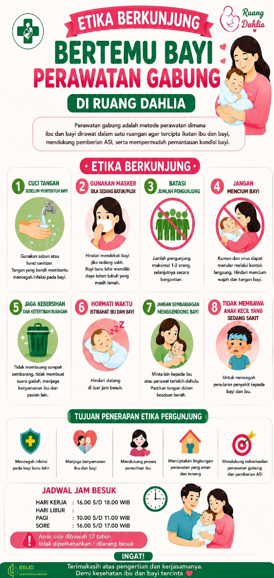 Etiaka Berkunjung ke ruang dahlia